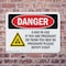 Signmission Radiation & Laser Sign, 7 in H x 10 in W, Plastic, Rectangle OS-2PACK-DS-P-710-L-2518 - alternate 6